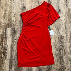 Calvin Klein NWT Timeless One-Shoulder Dress